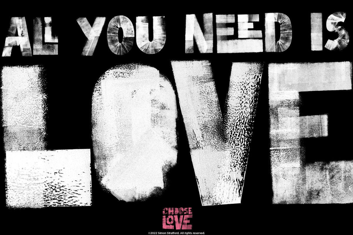 Choose Love bold handmade display font