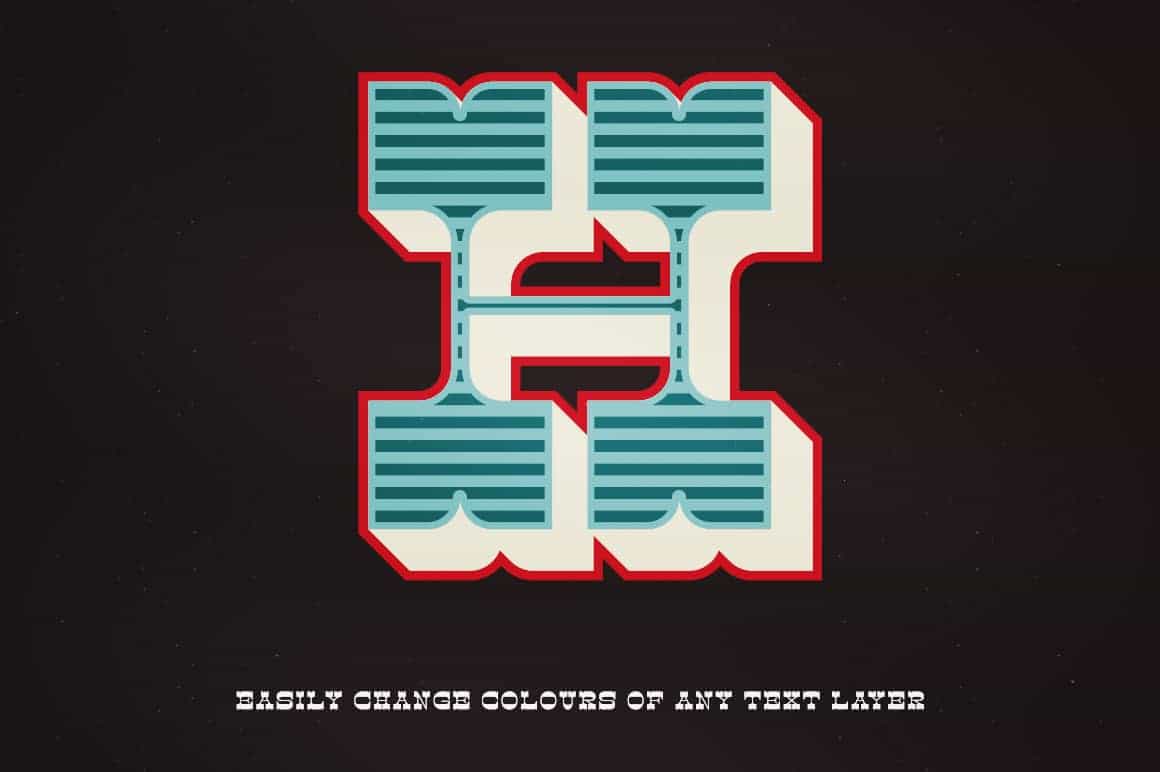 Creating a colour bitmap font in Photoshop with Fontself Maker