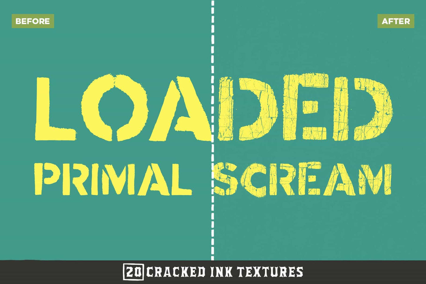 Cracked plastisol ink texture 
