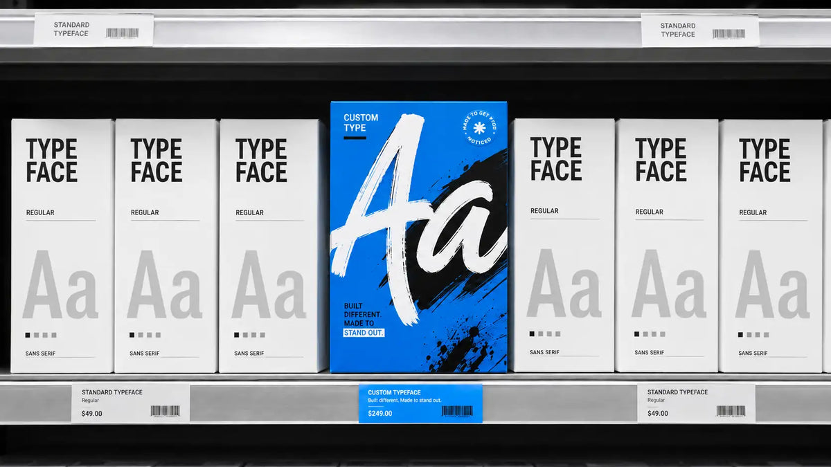 Custom Font Design for Packaging, Advertising and Entertainment