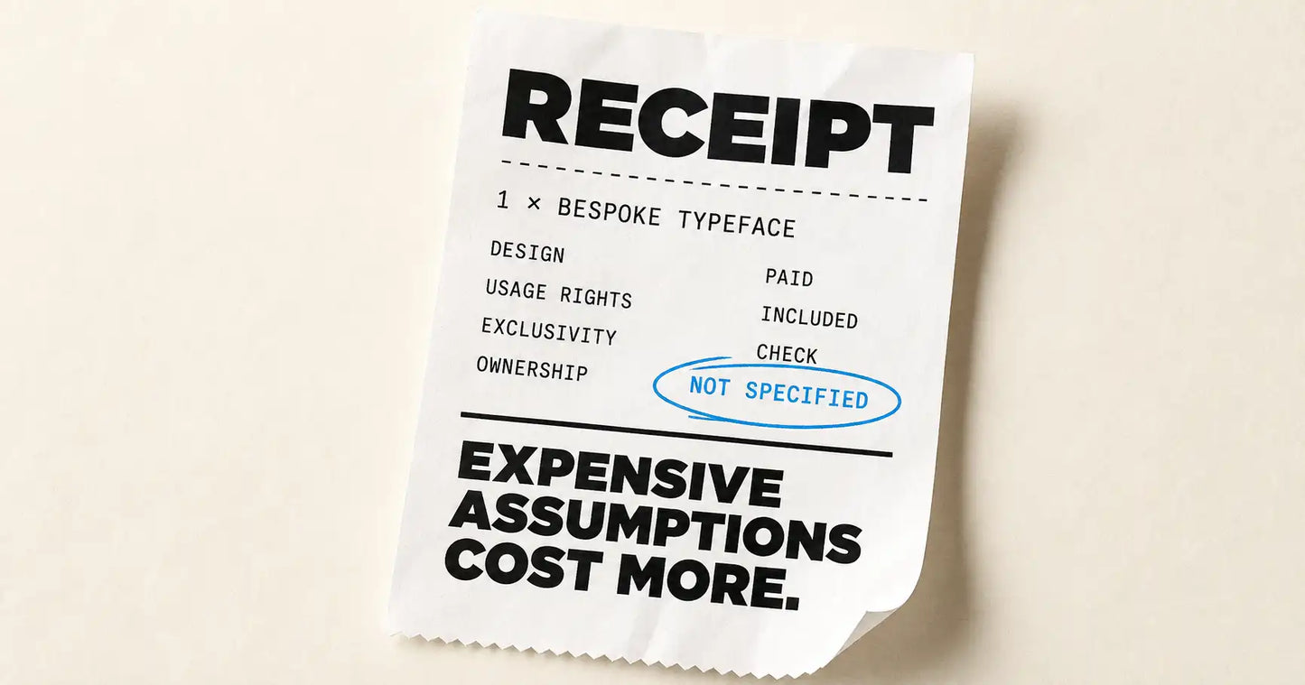 Who Owns a Bespoke Typeface