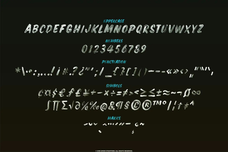 Fierce typographic composition highlighting built-in transparency