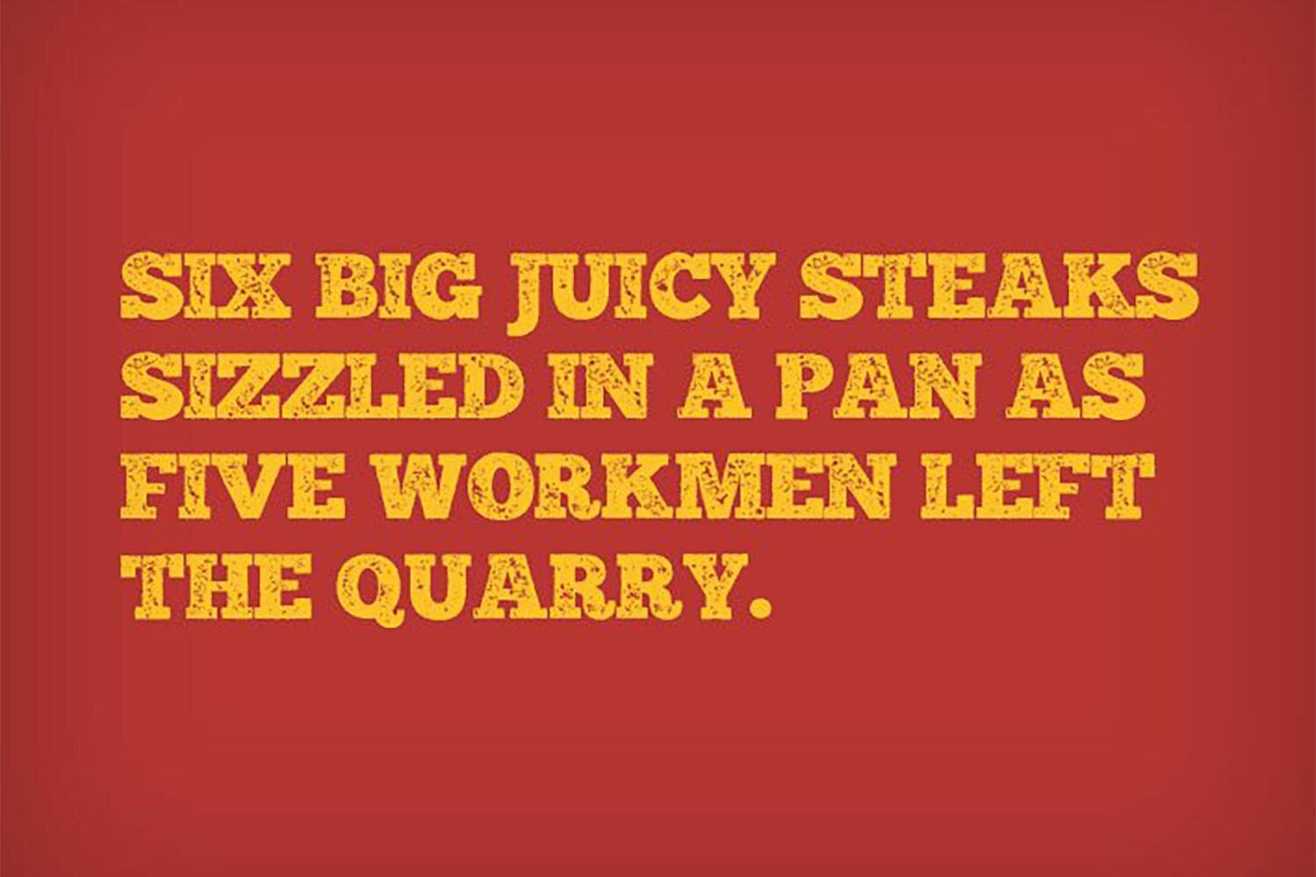 Distractor font design example 4
