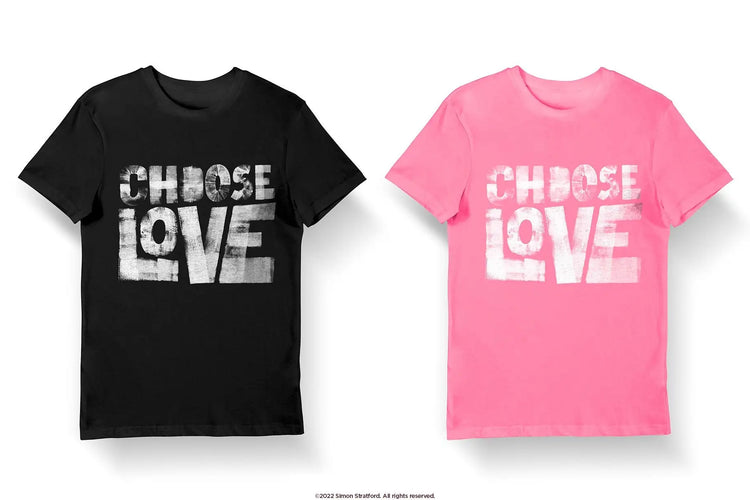 Choose Love lettering detail showing OpenType SVG detail