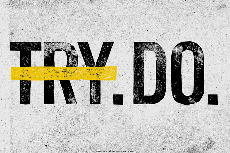 Lino Gothic display text sample highlighting vintage letterpress character