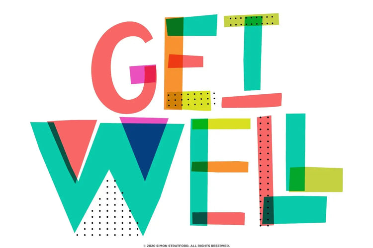 Miss Kooky font artwork showing bright handmade composition