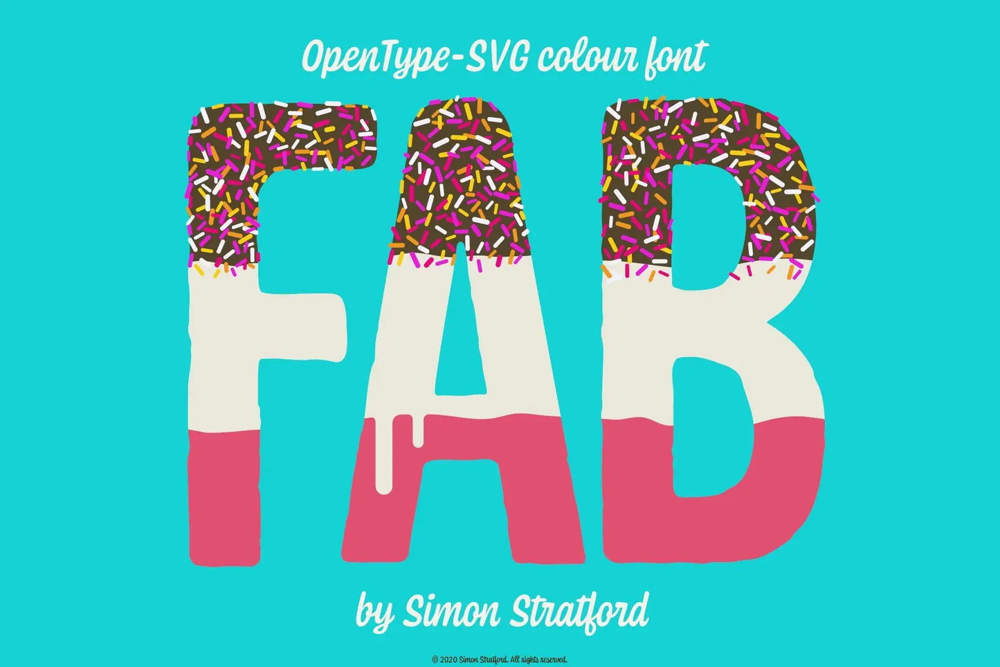 Fab Lolly SVG font by Simon Stratford