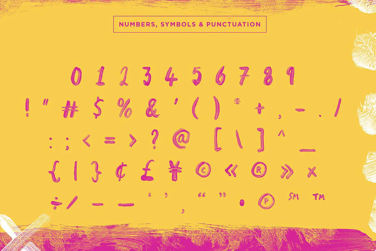 Hello Monday numerals and punctuation highlighting rough urban edges