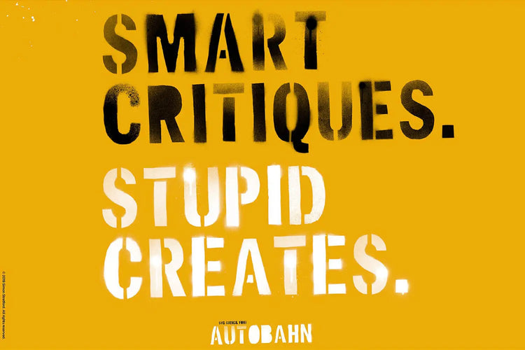 Autobahn stencil letterforms highlighting stylistic alternatives