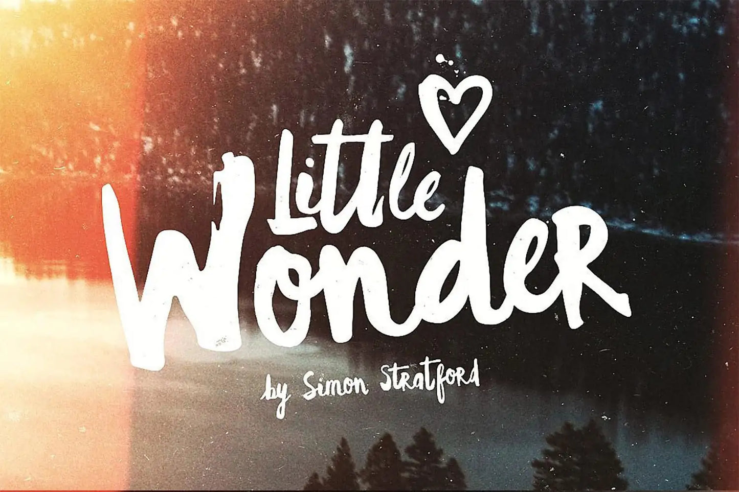 Little Wonder font by Simon Stratford