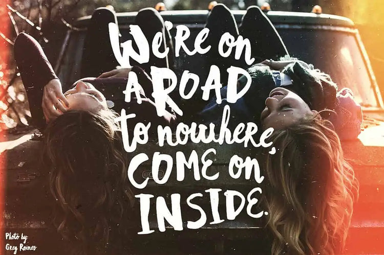 Little Wonder typographic composition highlighting feminine handmade charm