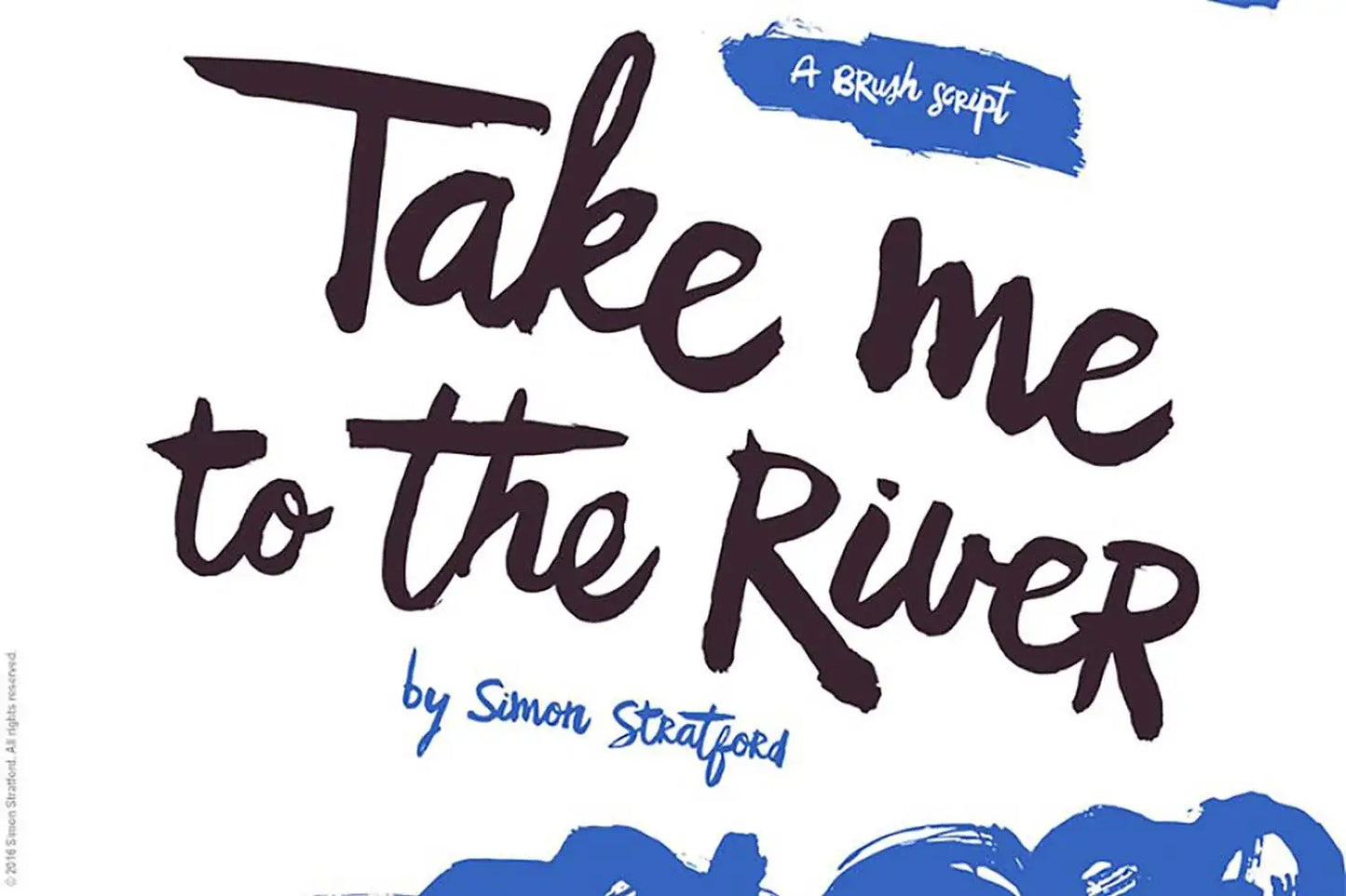 Take me to the river font by Simon Stratford