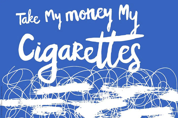 Take Me to the River lettering detail showing bold expressive lines