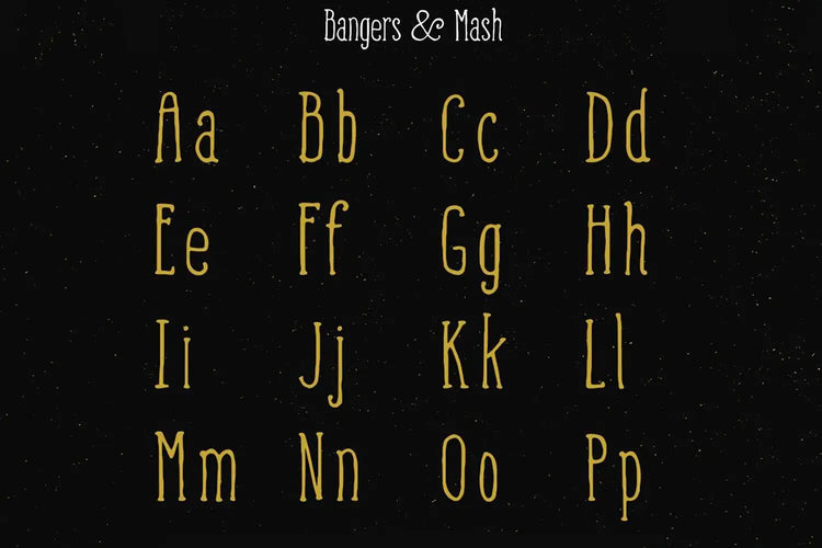 Bangers and Mash character preview highlighting warm handmade character