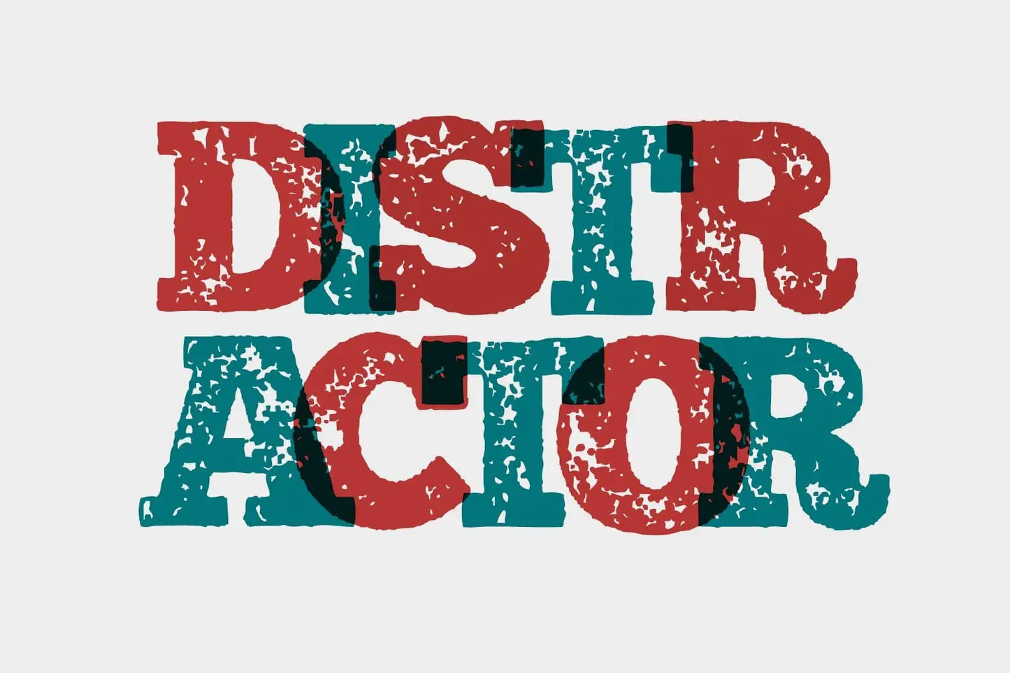 Distractor font by Simon Stratford