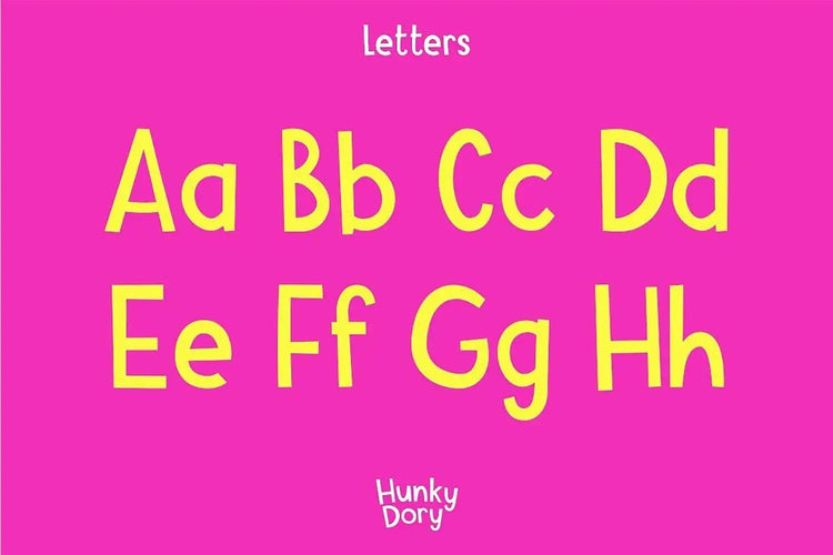 Hunky Dory character preview highlighting playful display character
