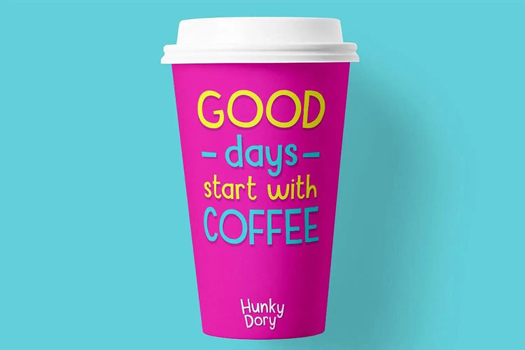 Hunky Dory glyph preview featuring clean bold letterforms