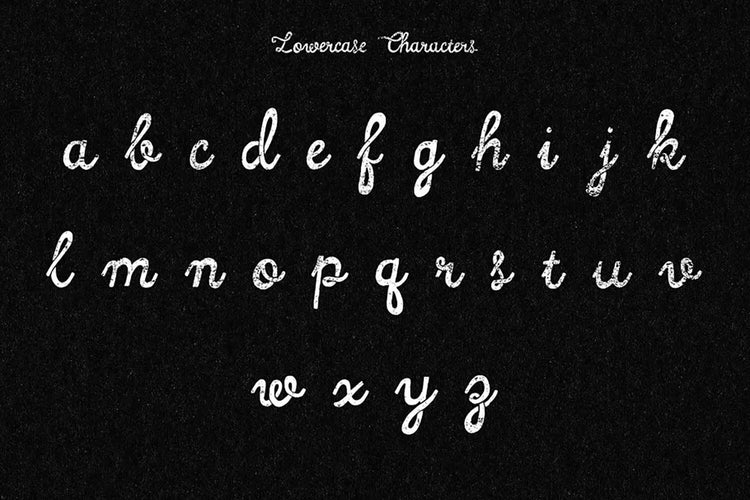 Roadhouse Blues glyph preview featuring rock-and-roll character