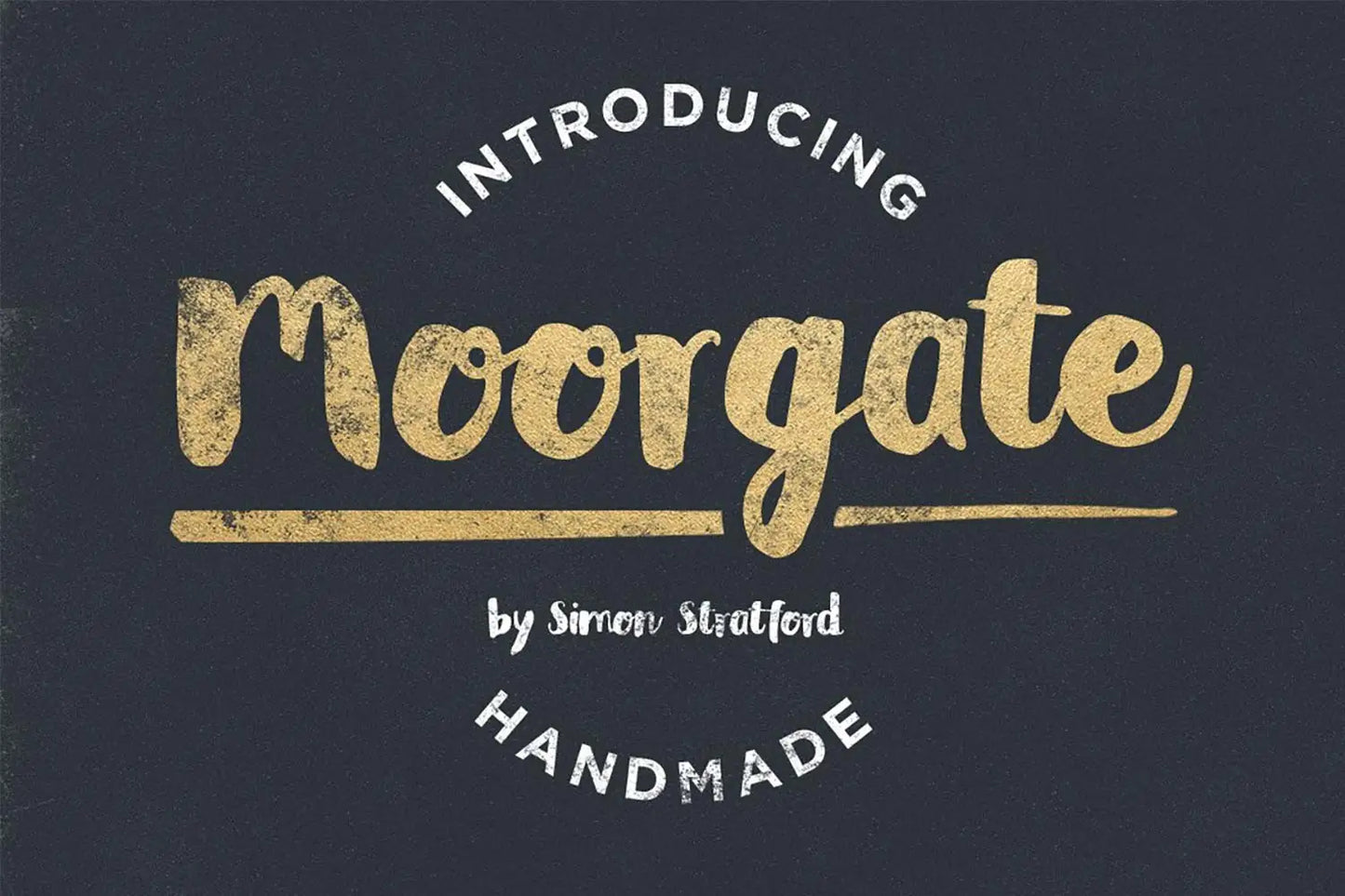 Moorgate font by Simon Stratford
