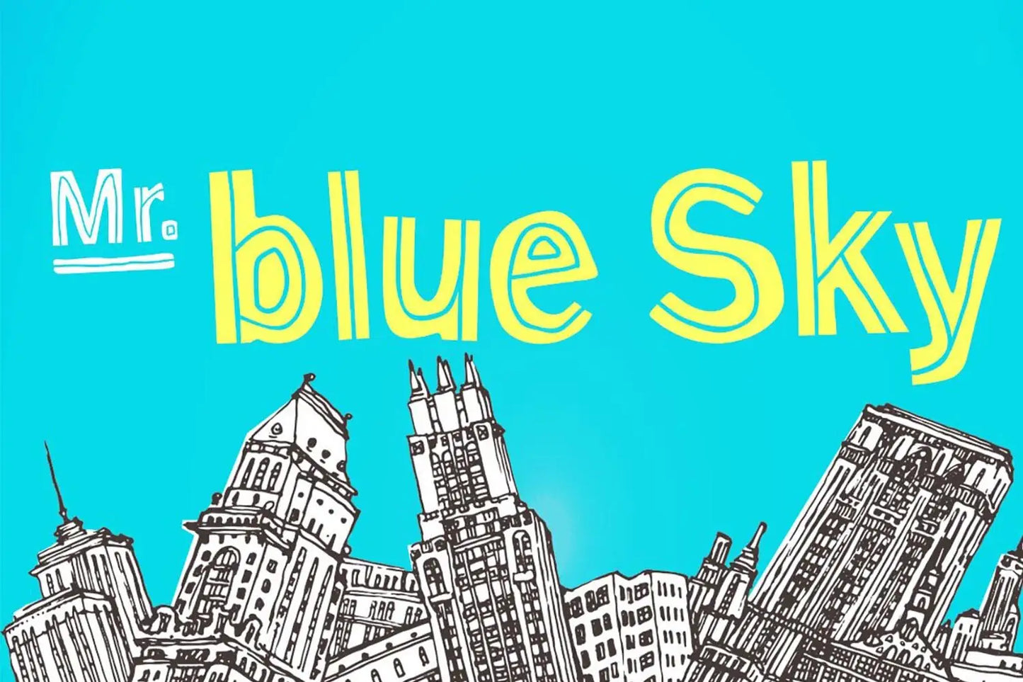 Mr Blue Sky font by Simon Stratford