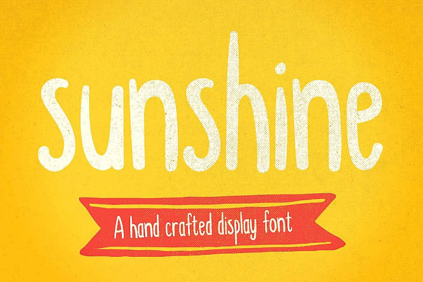 Sunshine font by Simon Stratford