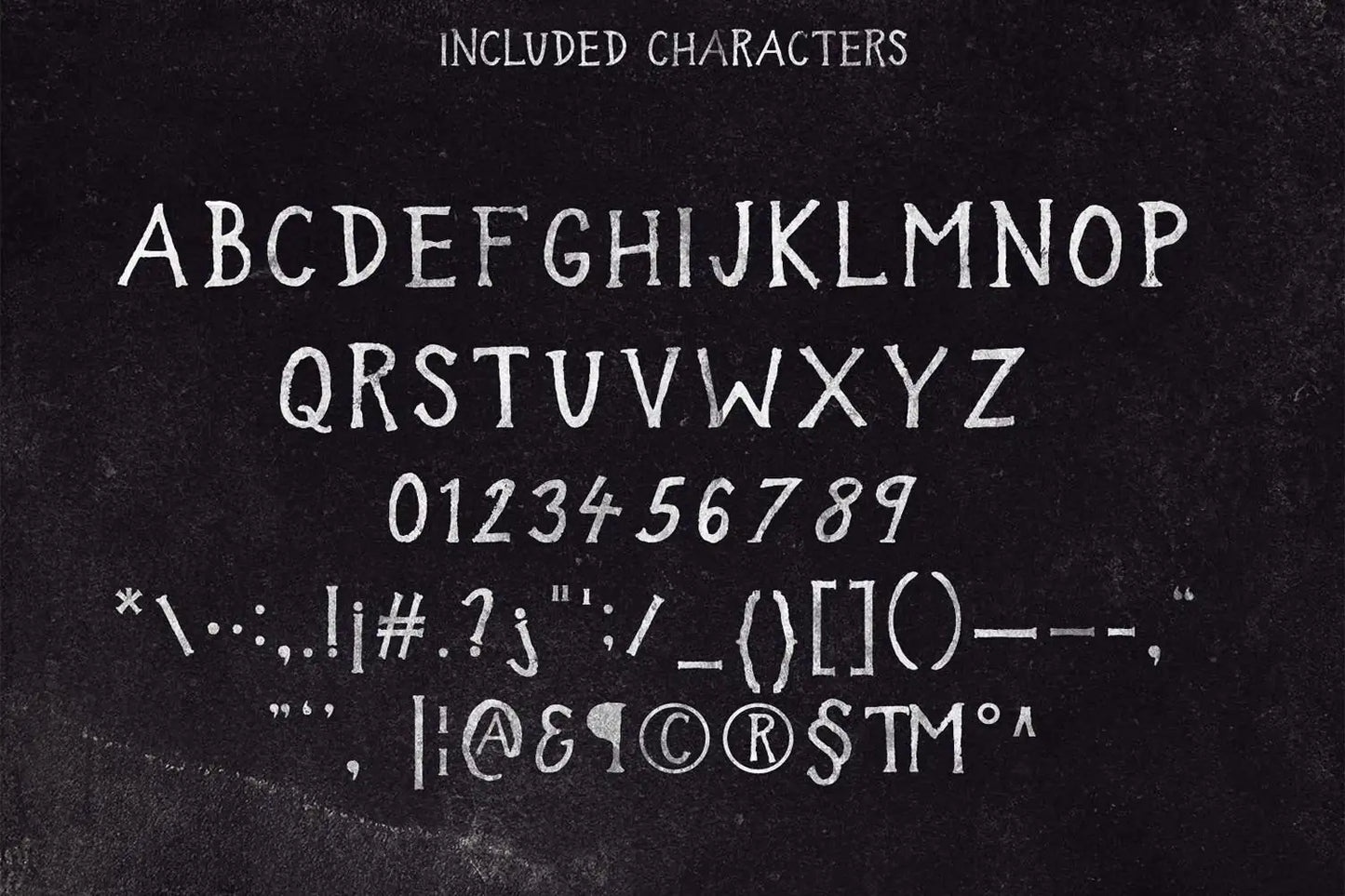 In the wood font design example 2