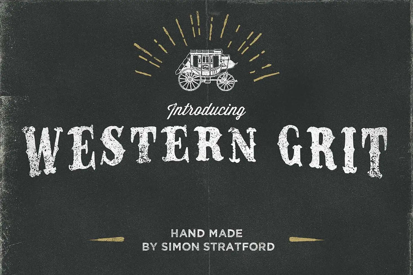 Western Grit font by Simon Stratford
