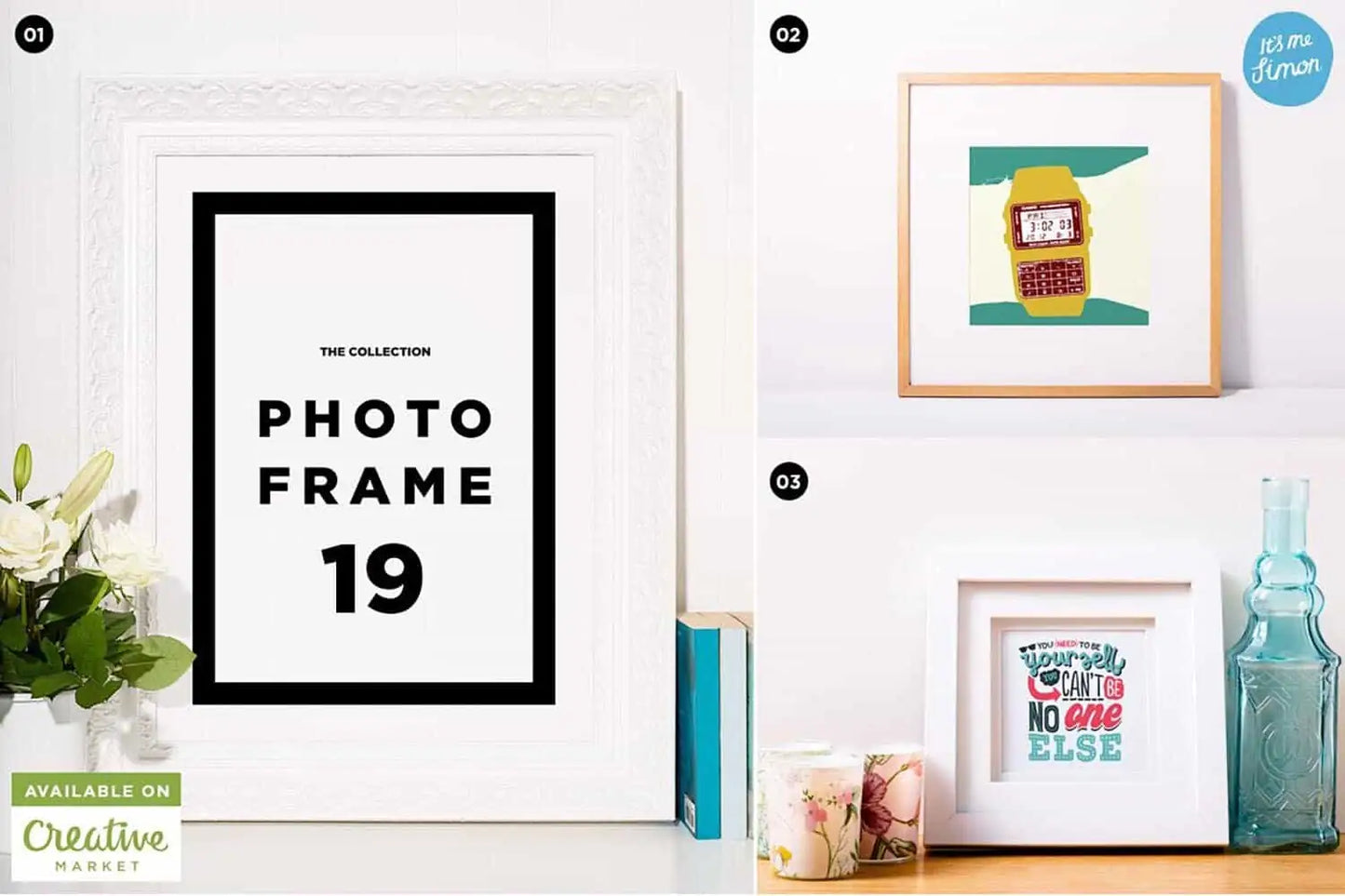 Photo Frame Photoshop mockup preview