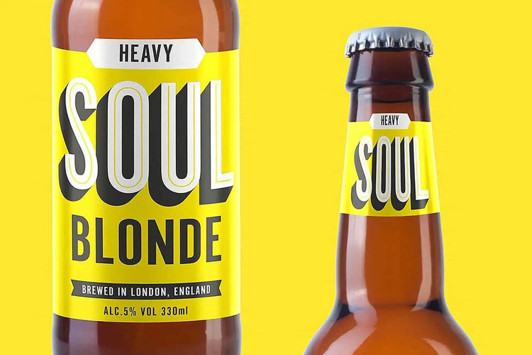 Beer bottle mockup mockup example 2