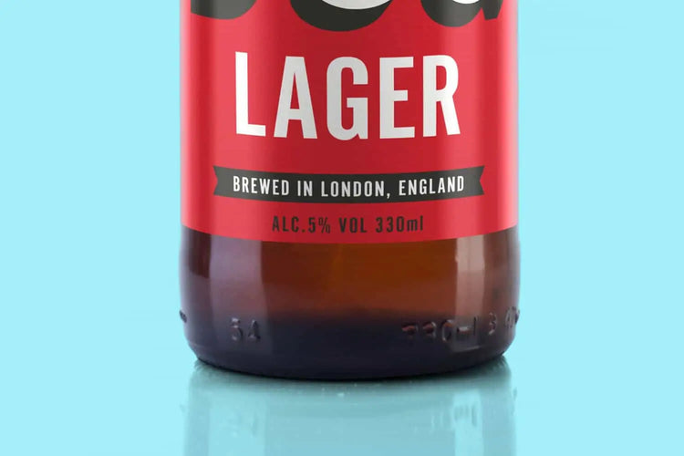 Beer bottle mockup mockup example 5
