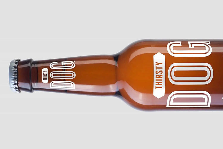 Beer bottle mockup mockup example 6