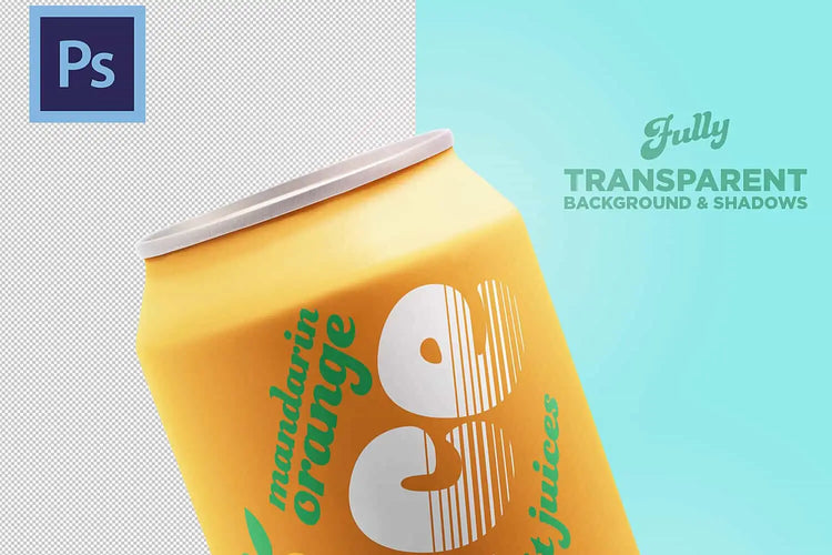 Soda can mockup mockup example 4