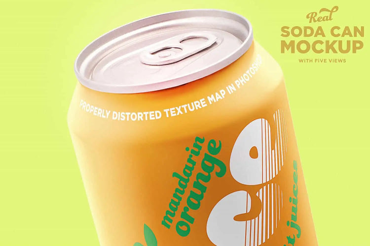 Soda can mockup mockup example 6