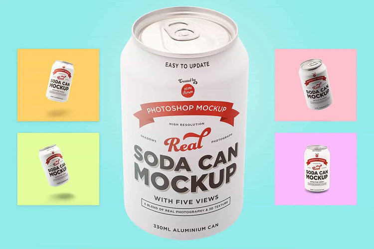 Soda can mockup mockup example 11