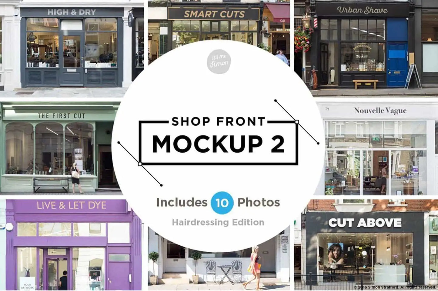 Shop facade mockups 2 Photoshop mockup preview