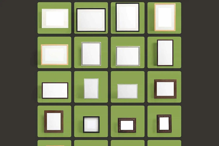 Picture frame studio mockup example 3