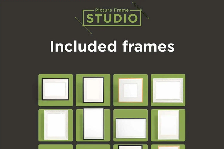 Picture frame studio mockup example 4
