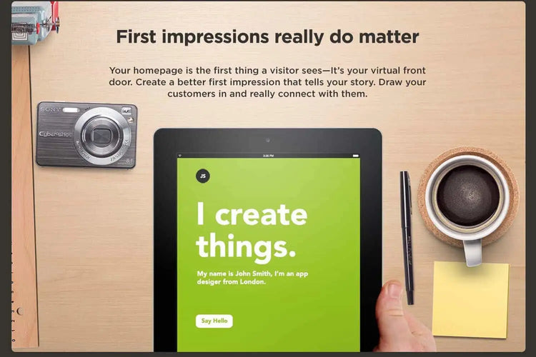 Hero maker mockup scene creator mockup example 18