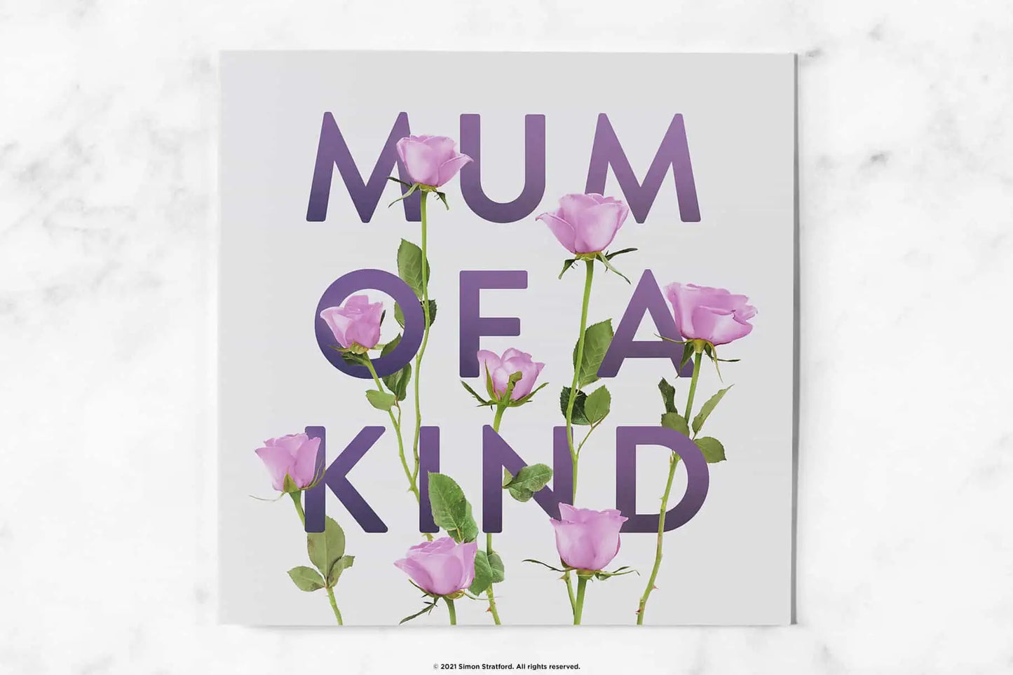 Square greeting birthday card mockup mockup example 2