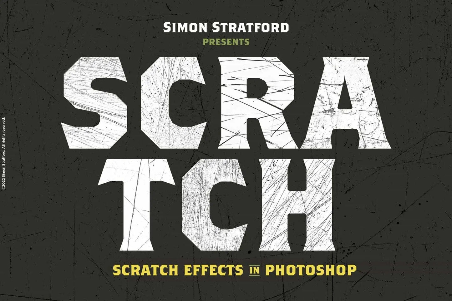 Scratched textures for photoshop texture pack preview