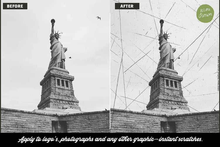 Scratched textures for photoshop texture example 7
