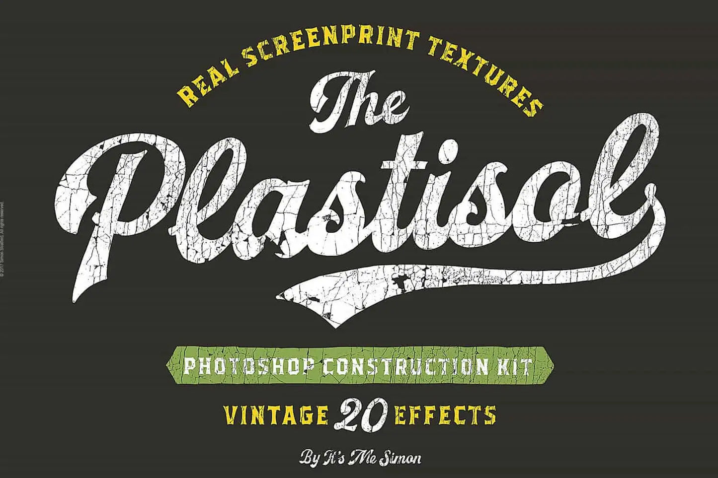 Vintage plastisol cracked textures texture pack preview