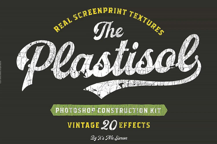 Vintage plastisol cracked textures texture pack preview