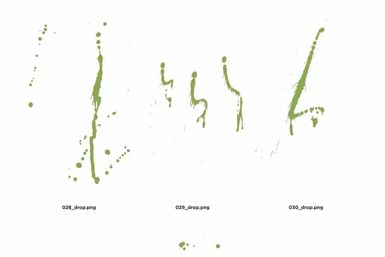 Ink Drip and Drop Textures texture example 14