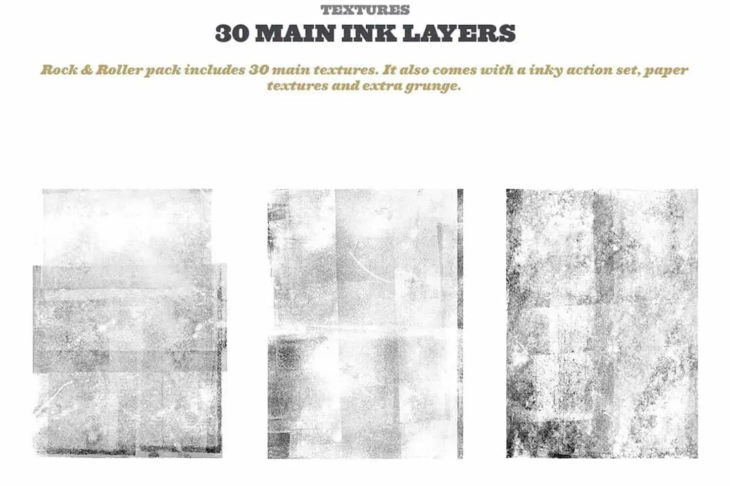 Rock & Roller Letterpress texture example 2