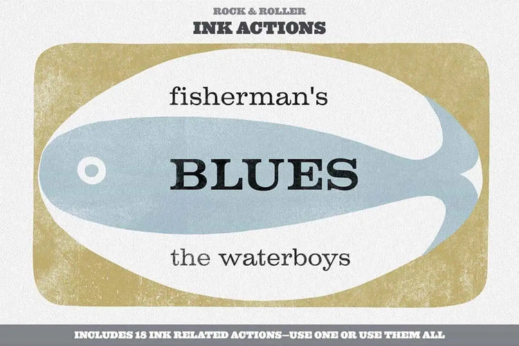 Rock & Roller Letterpress texture example 8