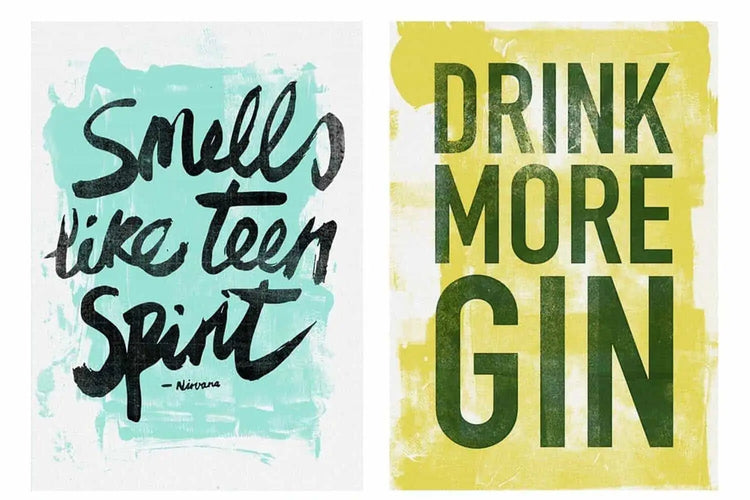 Rock & Roller Letterpress texture example 16