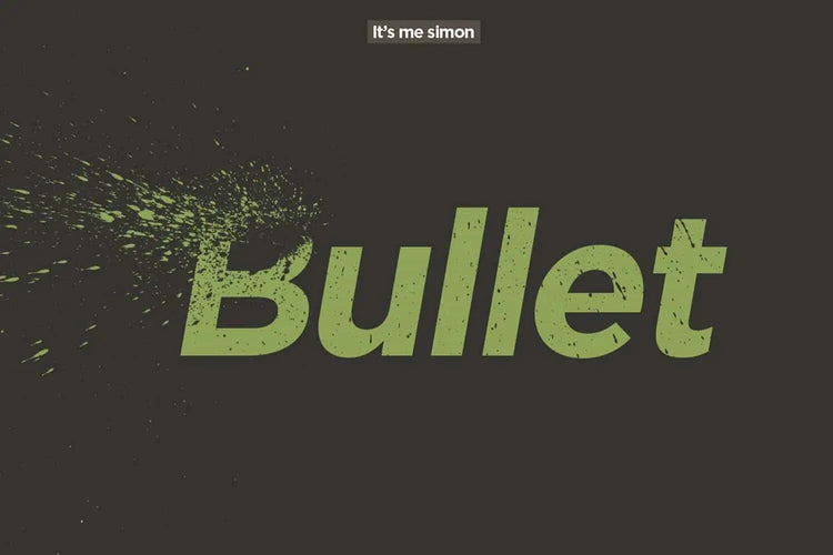 Paint Brush Splatter Set texture example 4