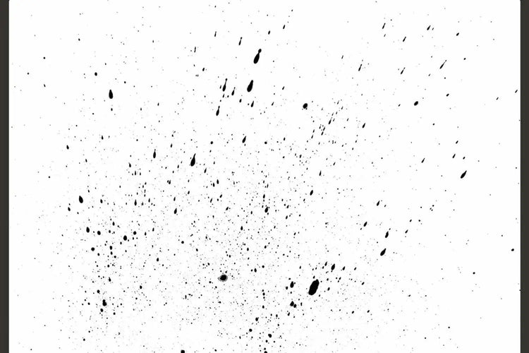Paint Brush Splatter Set texture example 8