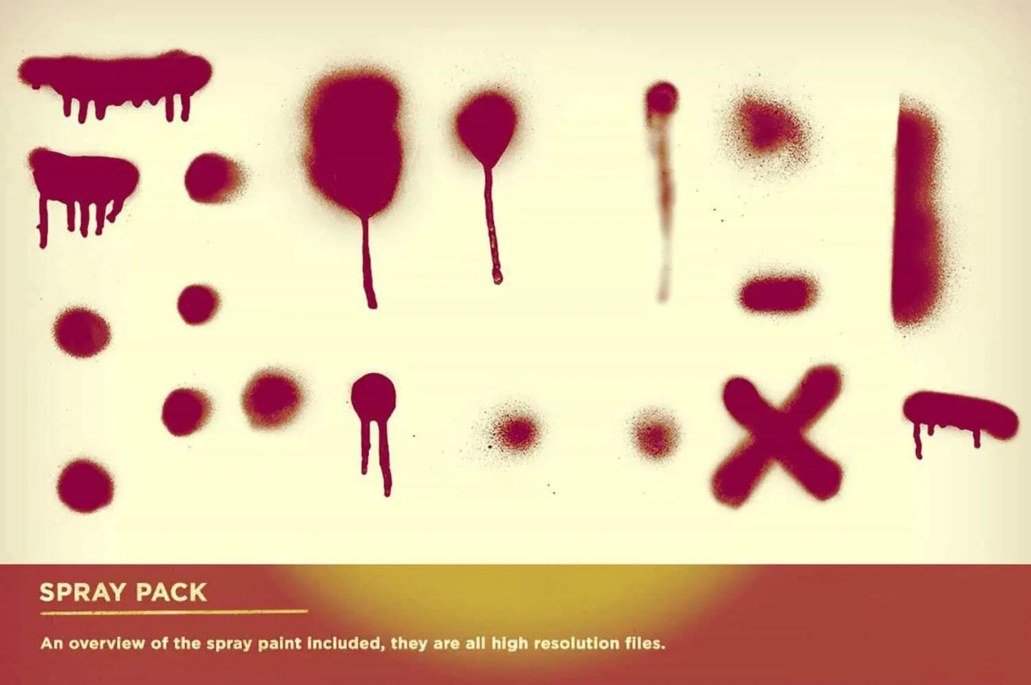 Spray paint pack texture example 2